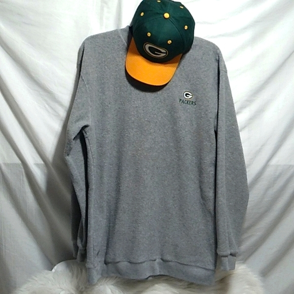 RARE! Green Bay Packers NFL Fleece Vintage Sweater & Hat...